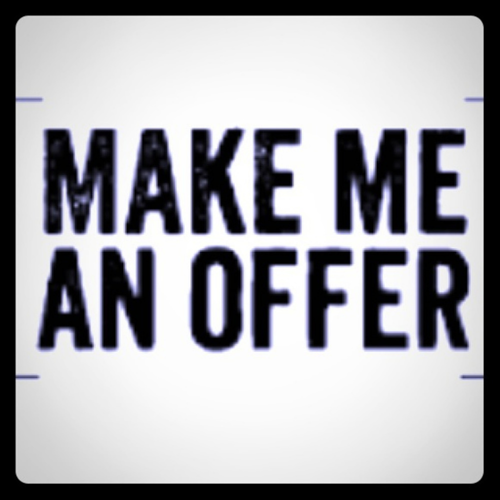 Offers welcome!